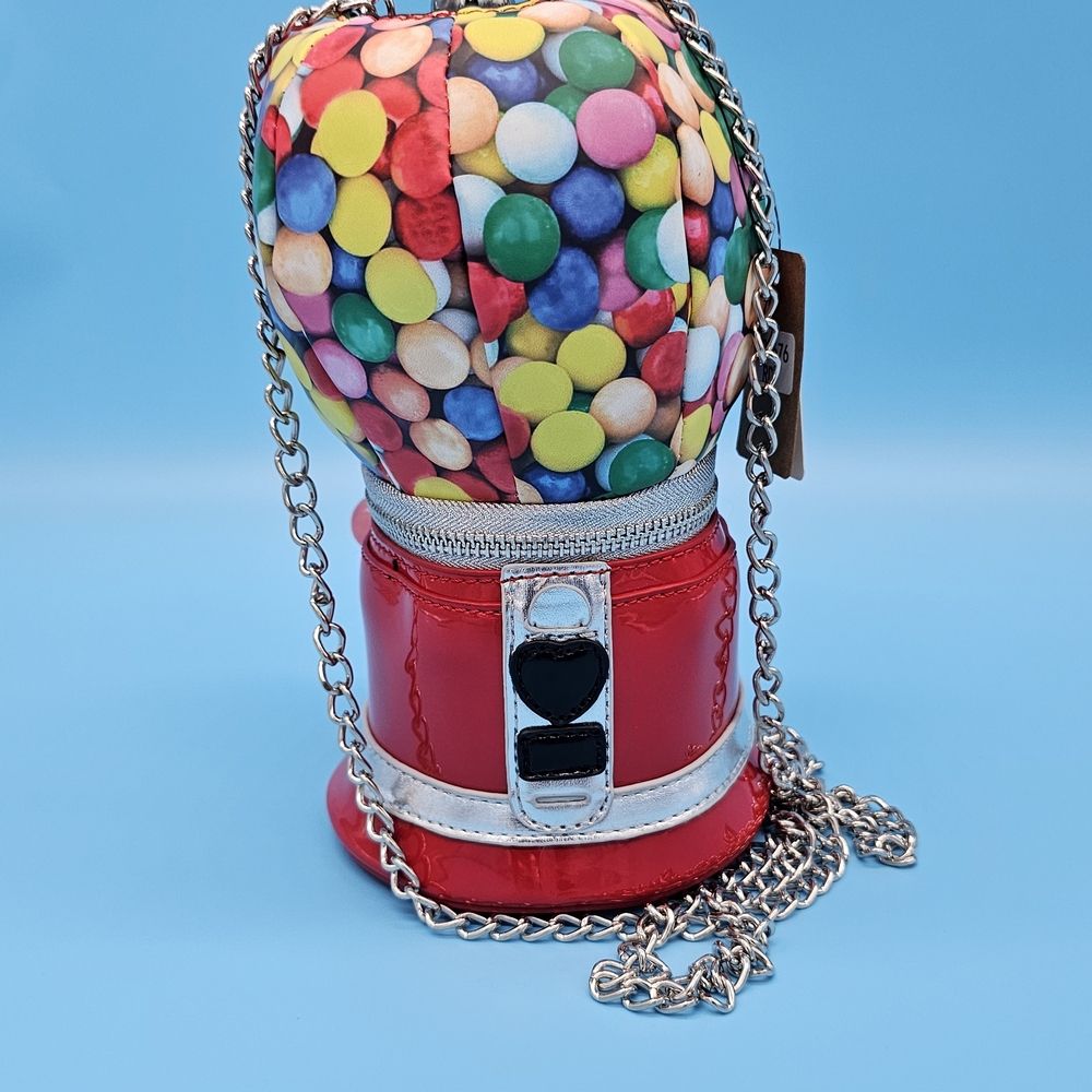 Colorful Gumball Machine Purse with Chain - Picture 4 of 5